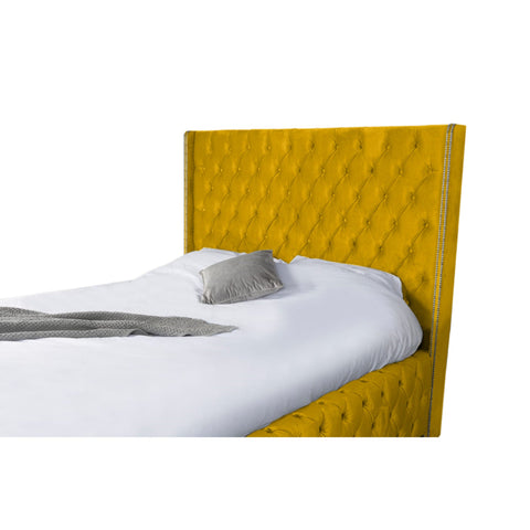 Irene Plush Velvet Luxury Bed Frame