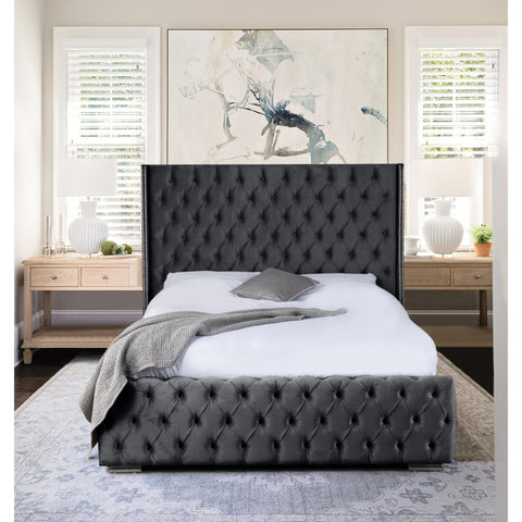 Irene Plush Velvet Luxury Bed Frame