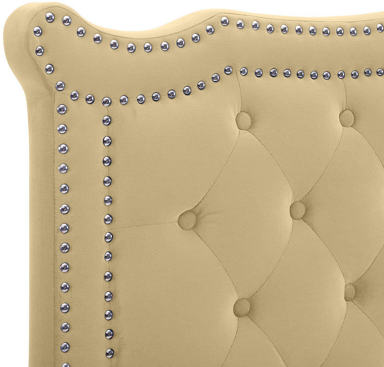 Lika Plush 26 inch Strutted Headboard