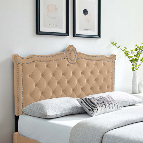 Lika Plush 26 inch Strutted Headboard