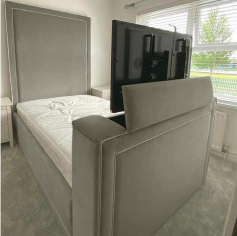 Loxie Plush TV Bed Frame