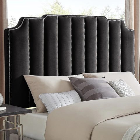 Luna Plush 30 inch Strutted Headboard