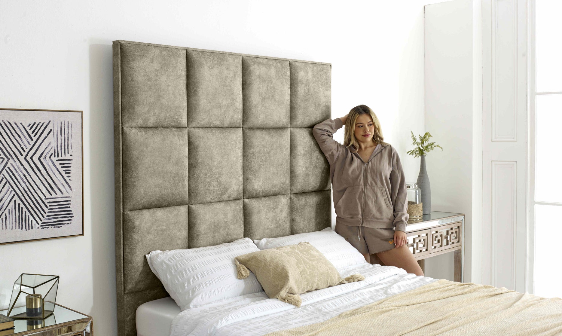Madelyn Oakland Fabric Bed Frame