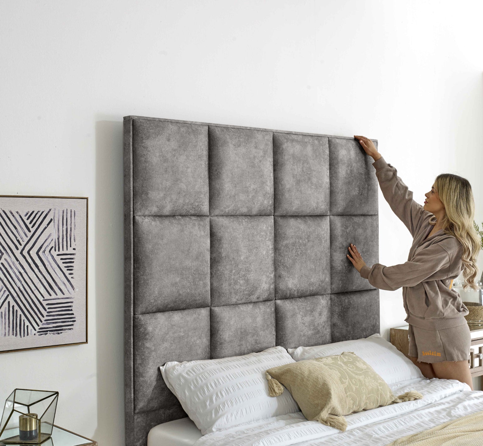 Madelyn Oakland Fabric Bed Frame