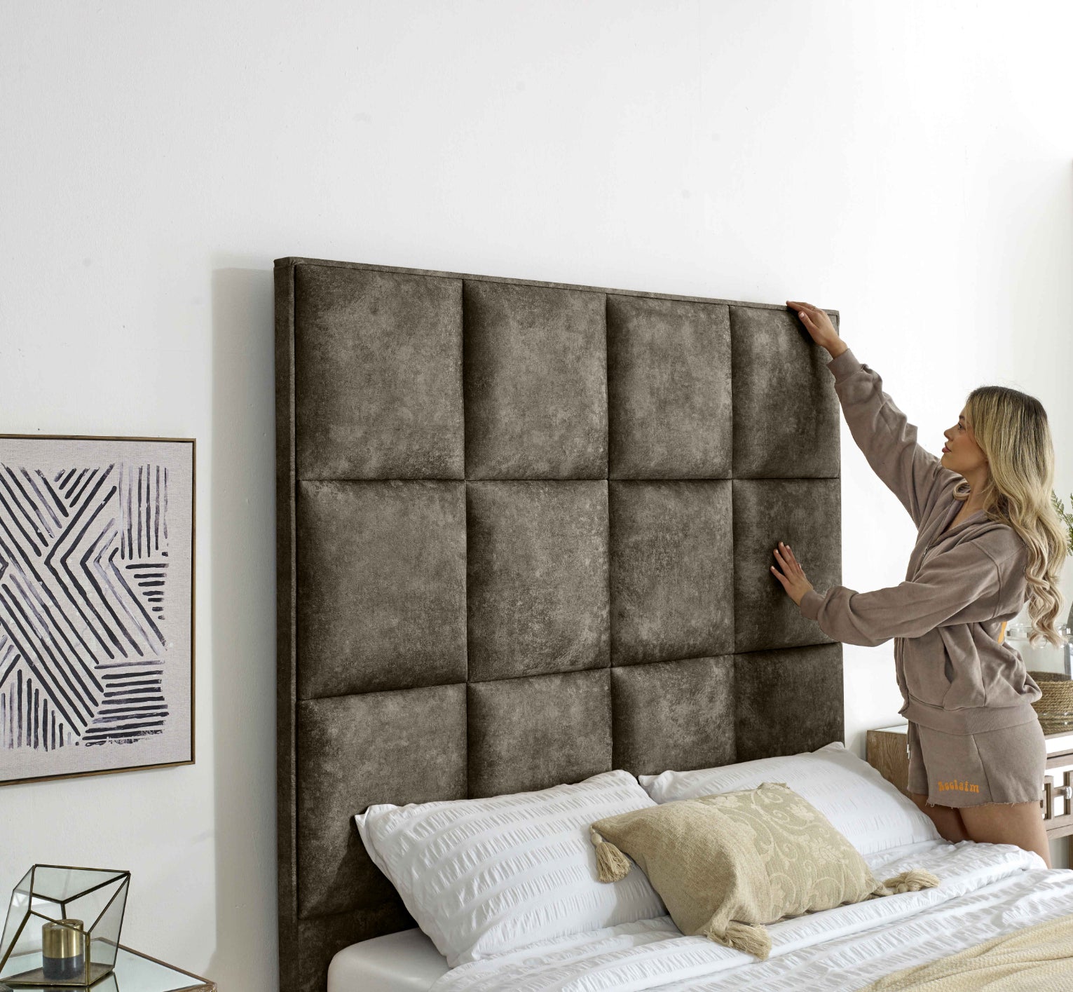 Madelyn Oakland Fabric Bed Frame