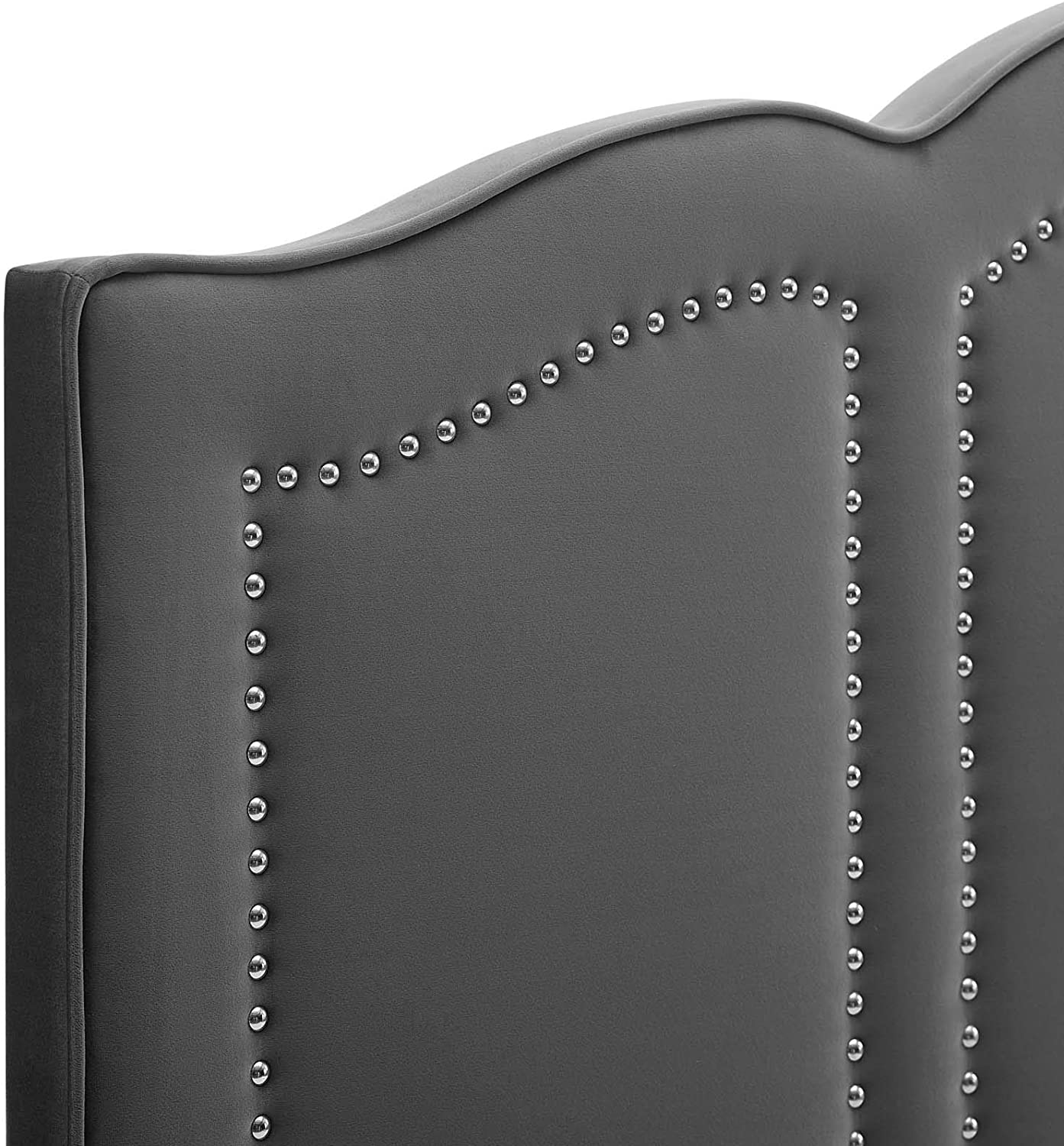 Makis Plush 26 inch Strutted Headboard