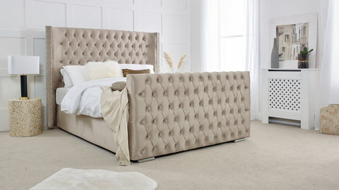 Meila Plush Bed Frame