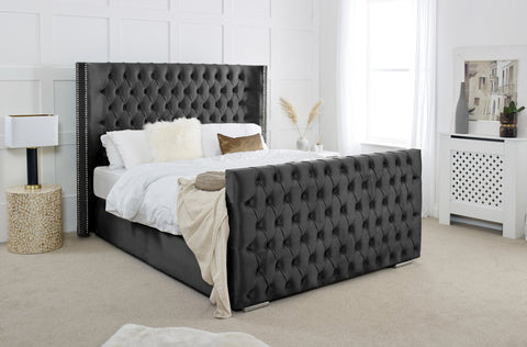 Meila Plush Bed Frame
