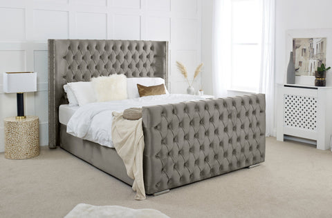 Meila Plush Bed Frame
