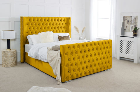 Meila Plush Bed Frame