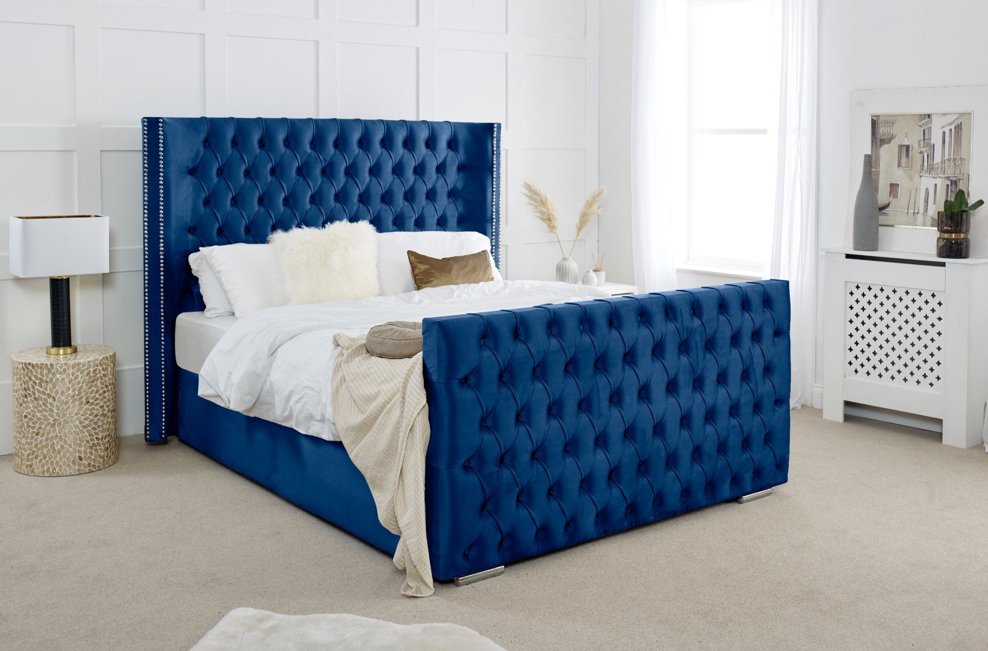 Meila Plush Bed Frame