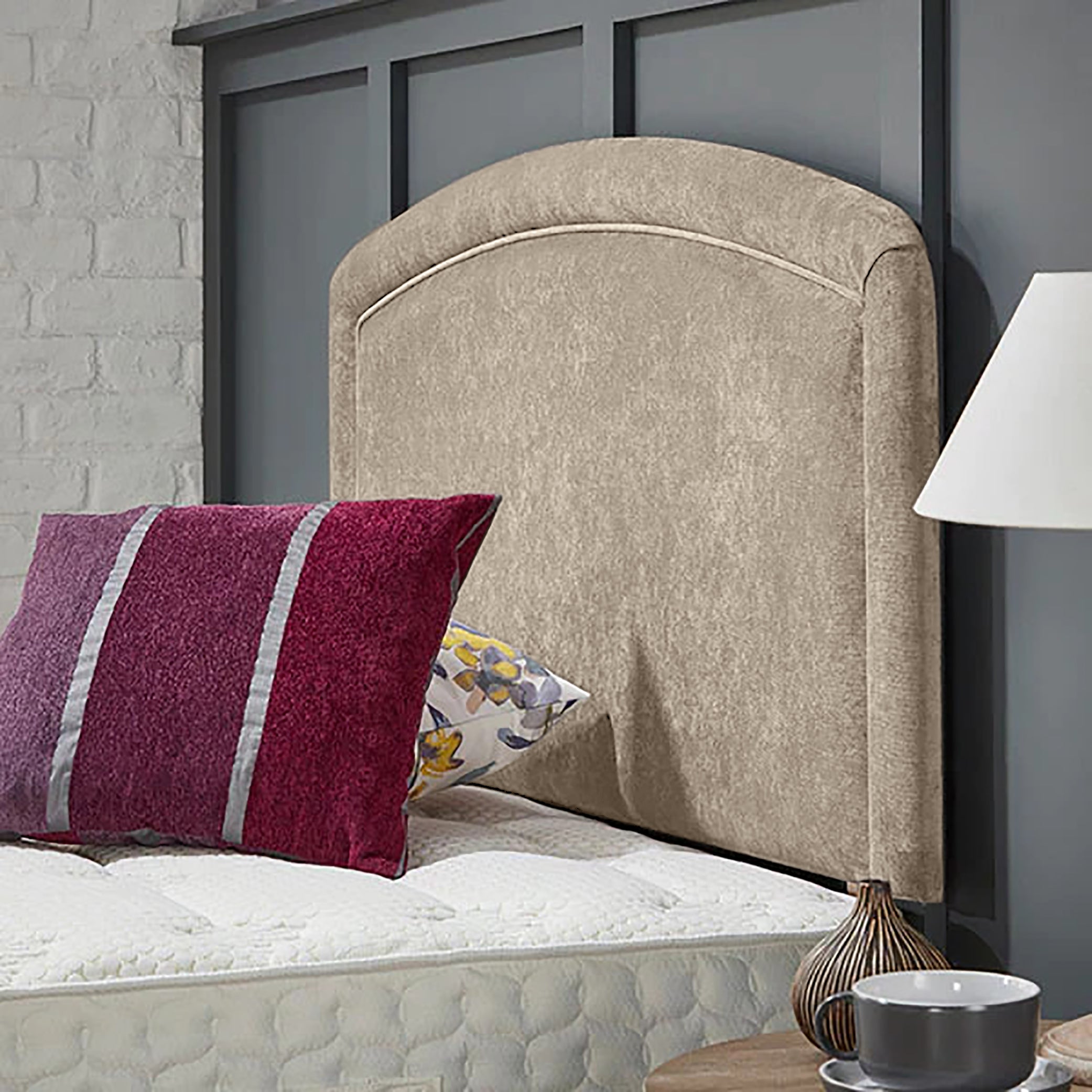 Melanie Naples 26 inch Strutted Headboard