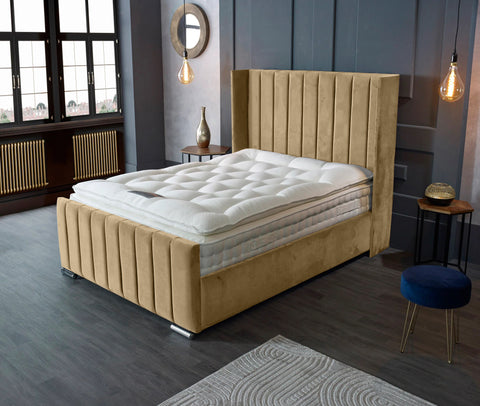 Meriso Plush Bed Frame