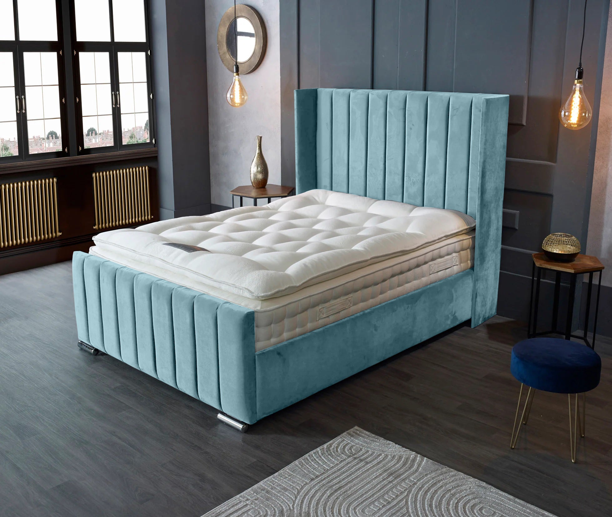 Meriso Plush Bed Frame