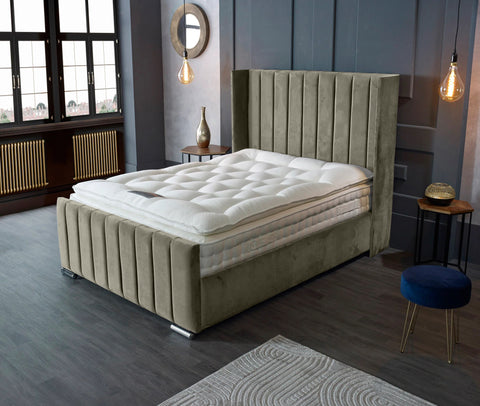 Meriso Plush Bed Frame