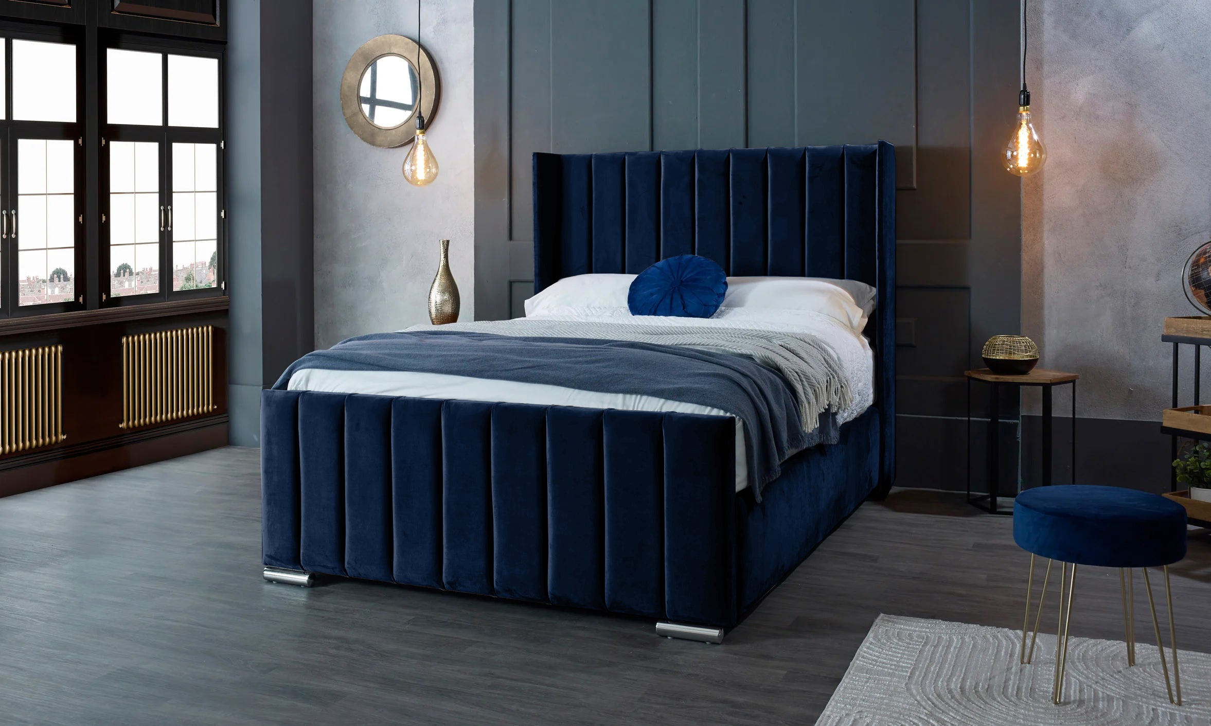 Meriso Plush Bed Frame