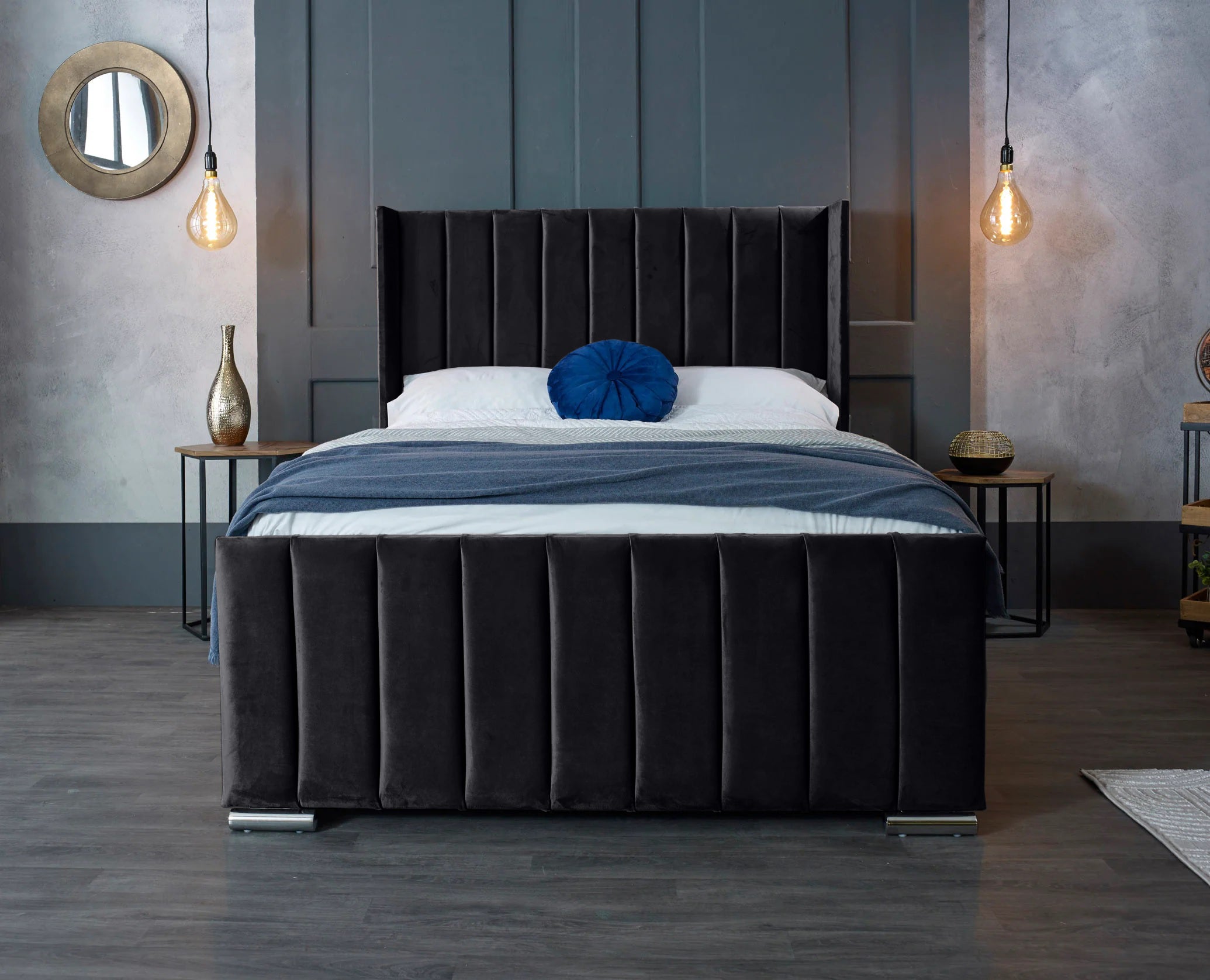 Meriso Plush Bed Frame