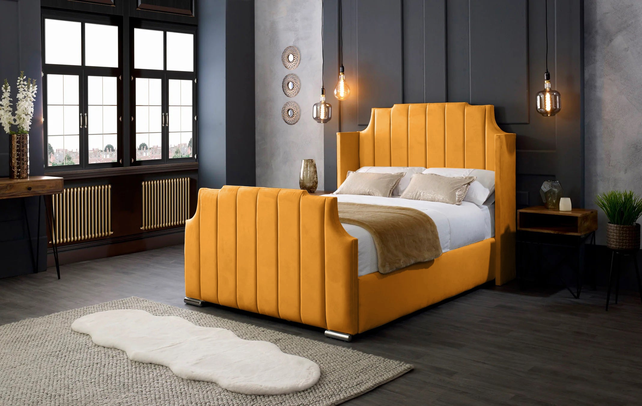 Nelly Plush Bed Frame