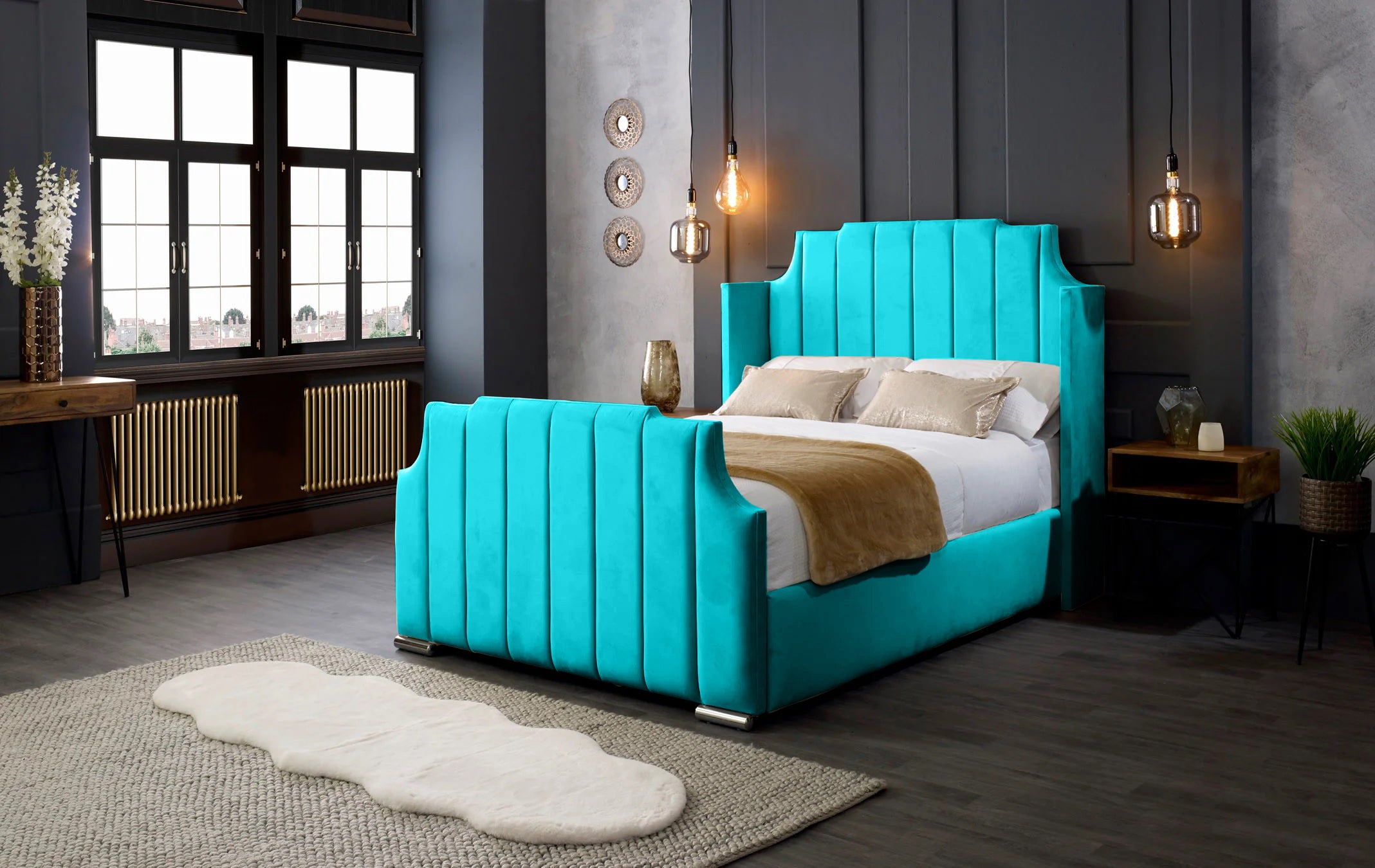 Nelly Plush Bed Frame