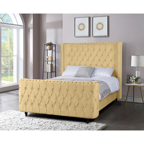 Ornella Plush Velvet Luxury Bed Frame