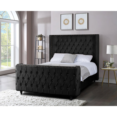 Ornella Plush Velvet Luxury Bed Frame