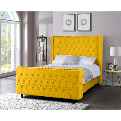 Ornella Plush Velvet Luxury Bed Frame