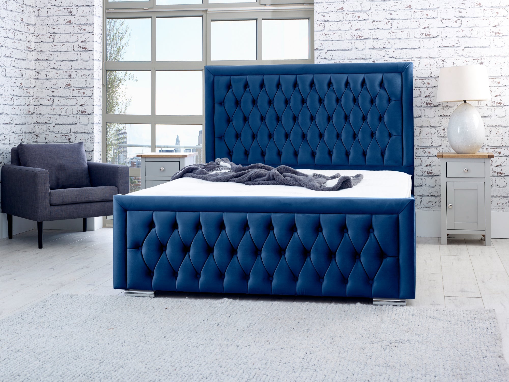 Piera Plush Bed Frame