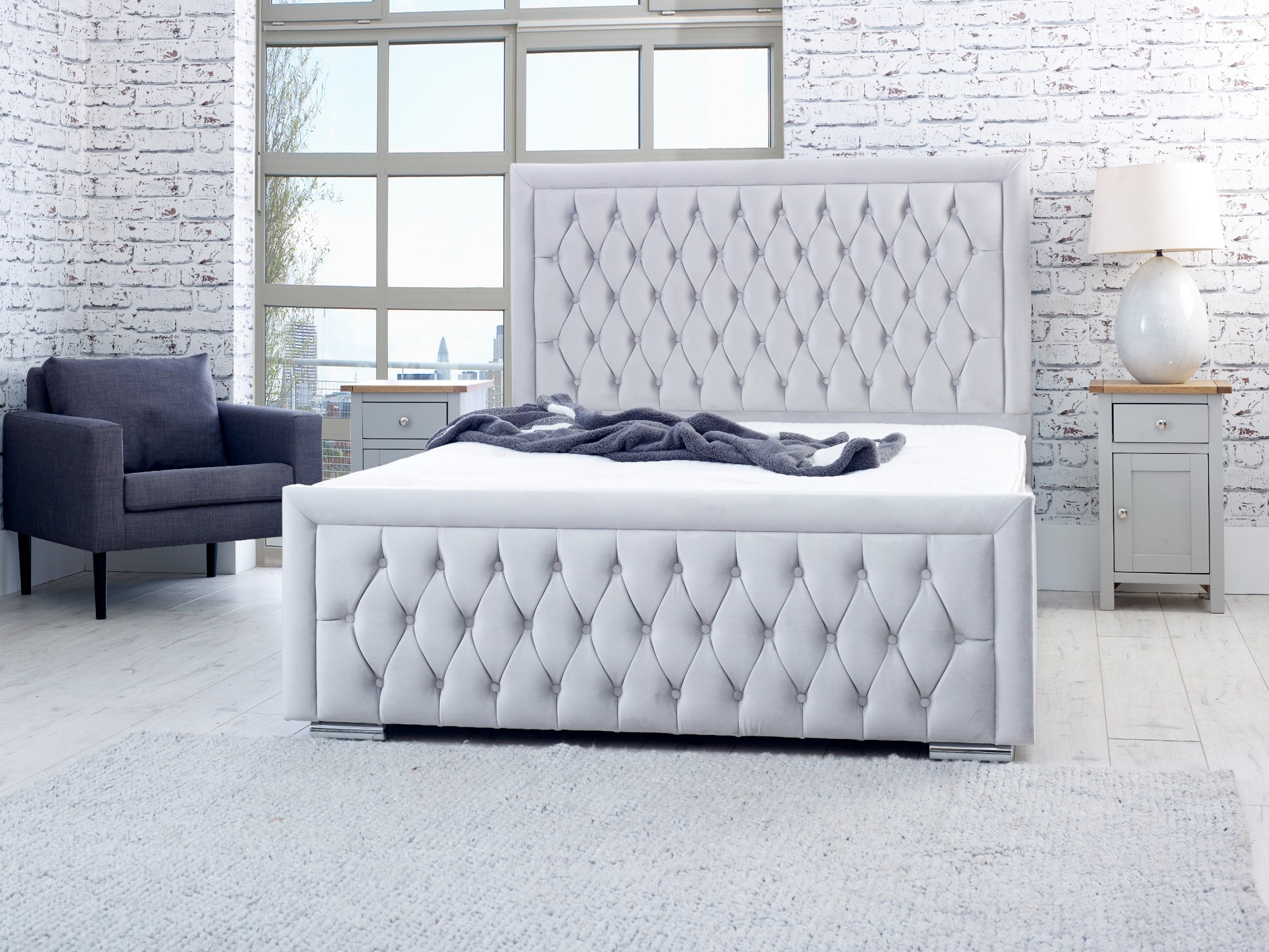 Piera Plush Bed Frame