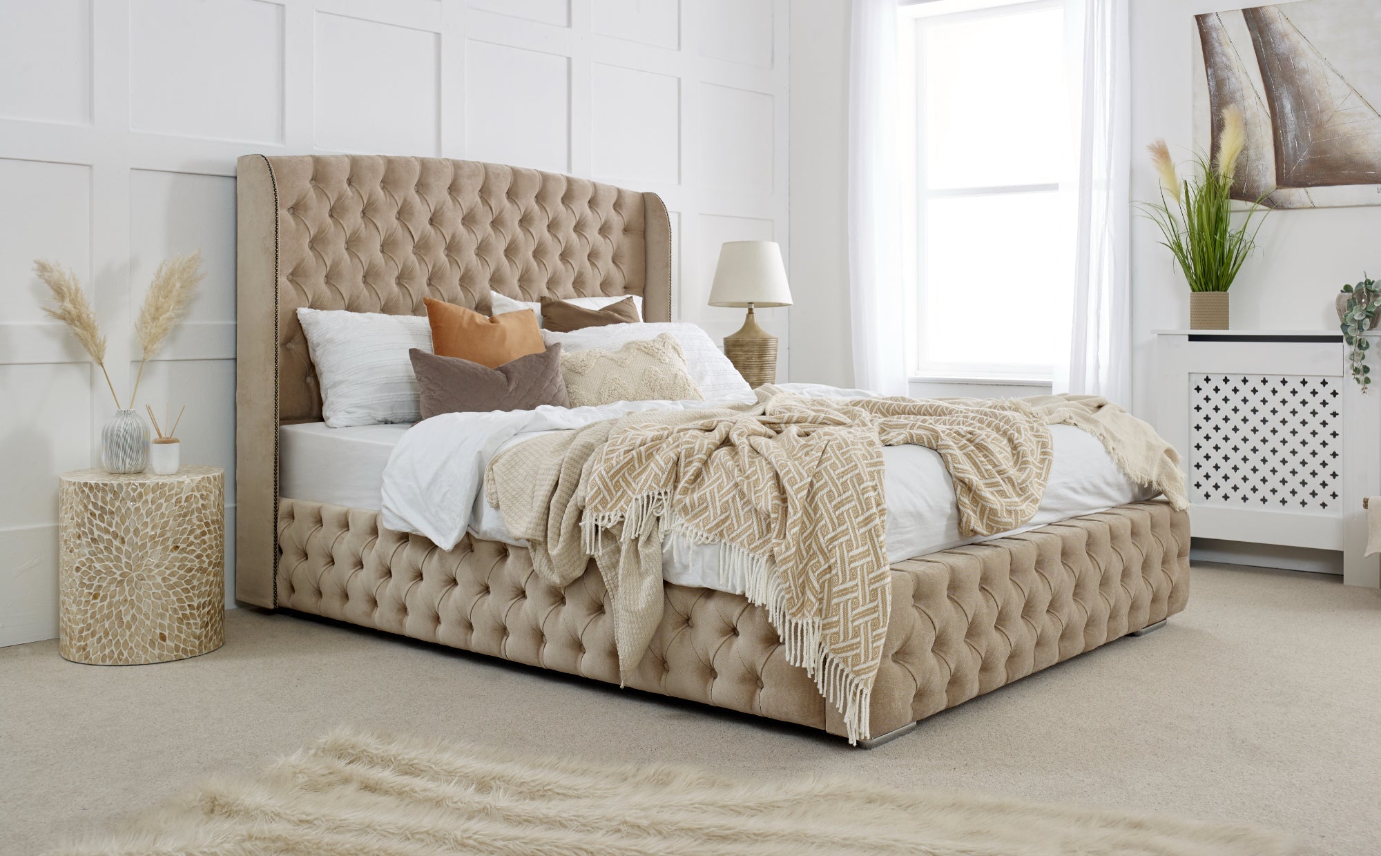 Reily Plush Bed Frame
