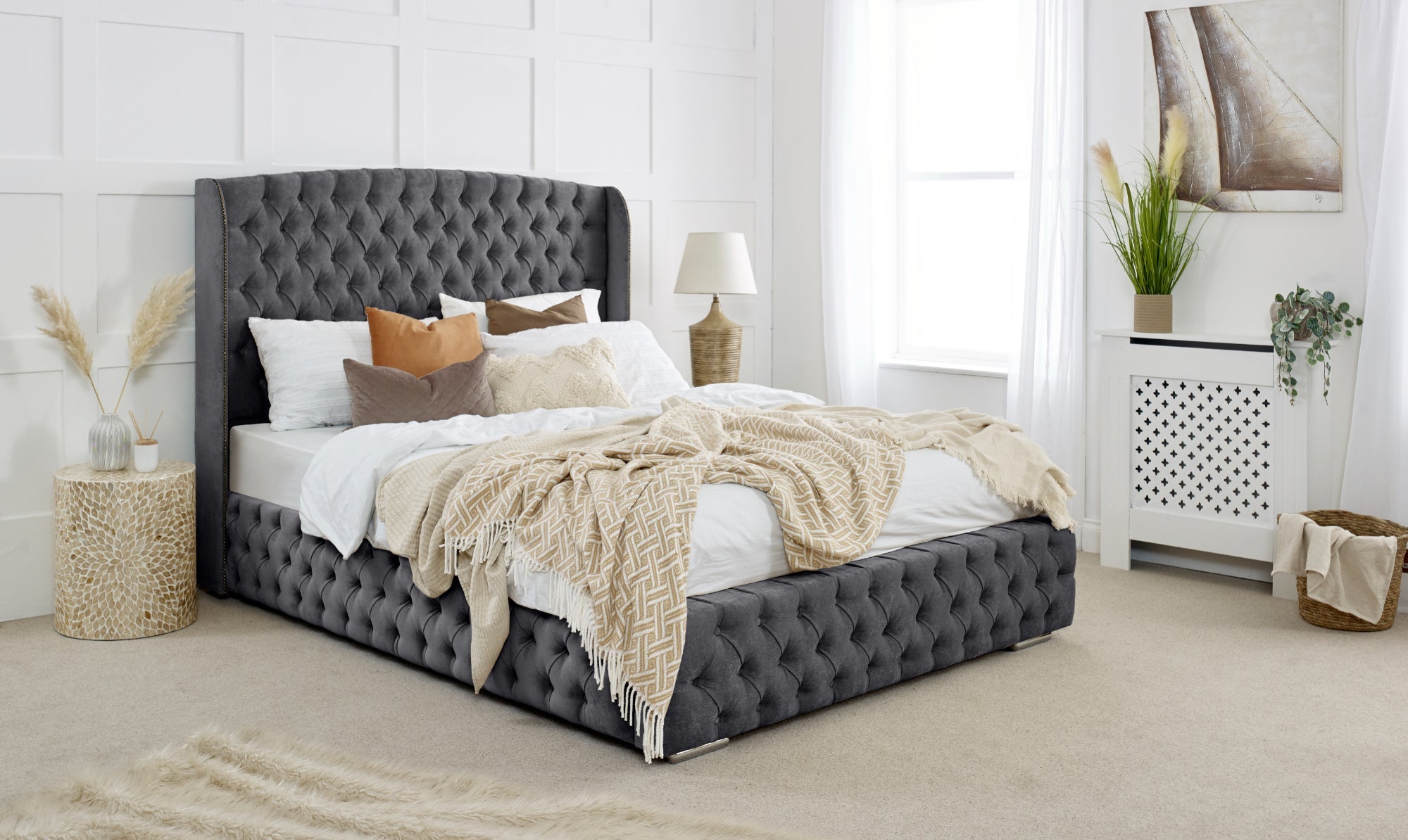 Reily Plush Bed Frame