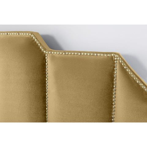 Renz Art Deco Plush Velvet Luxury Bed Frame