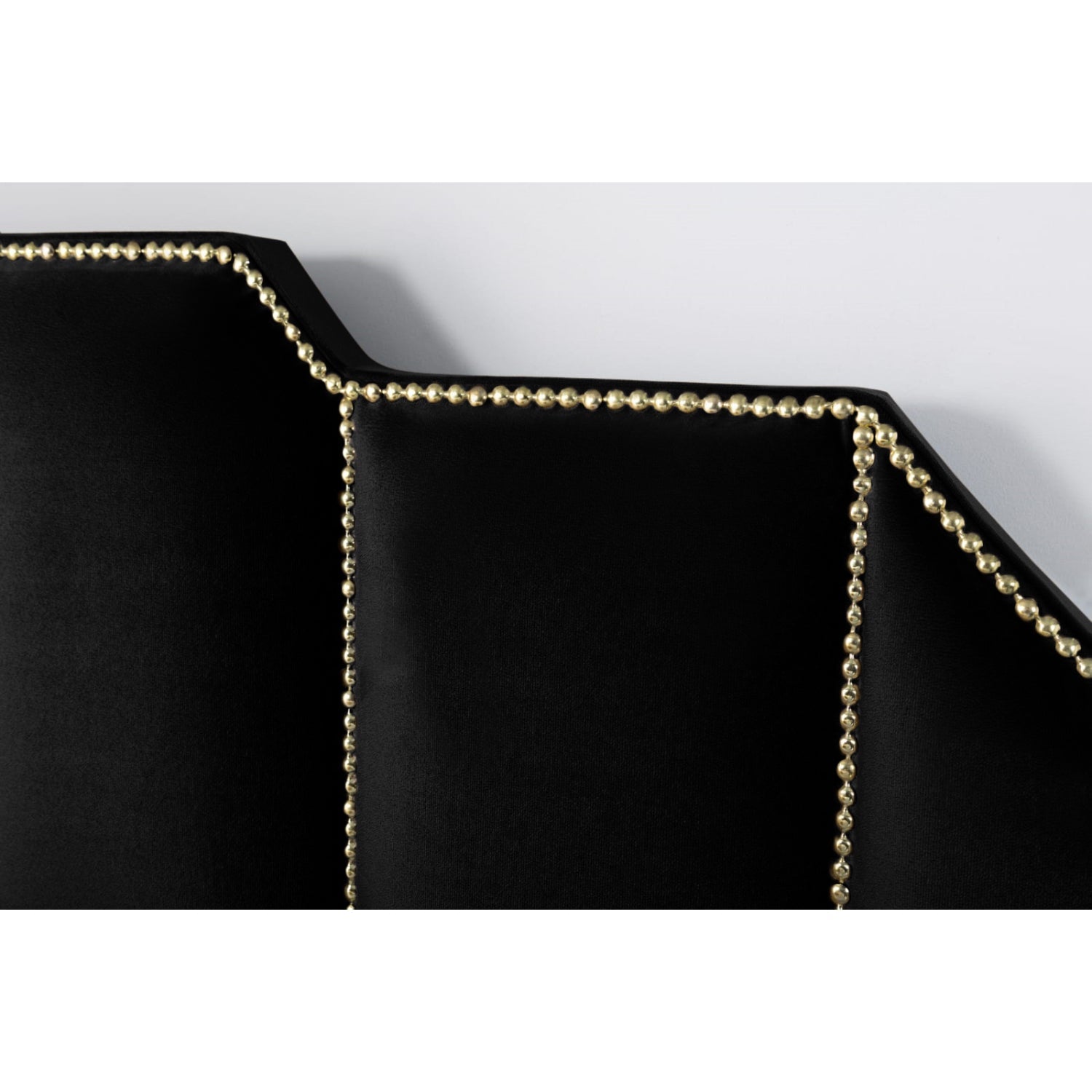 Renz Art Deco Plush Velvet Luxury Bed Frame