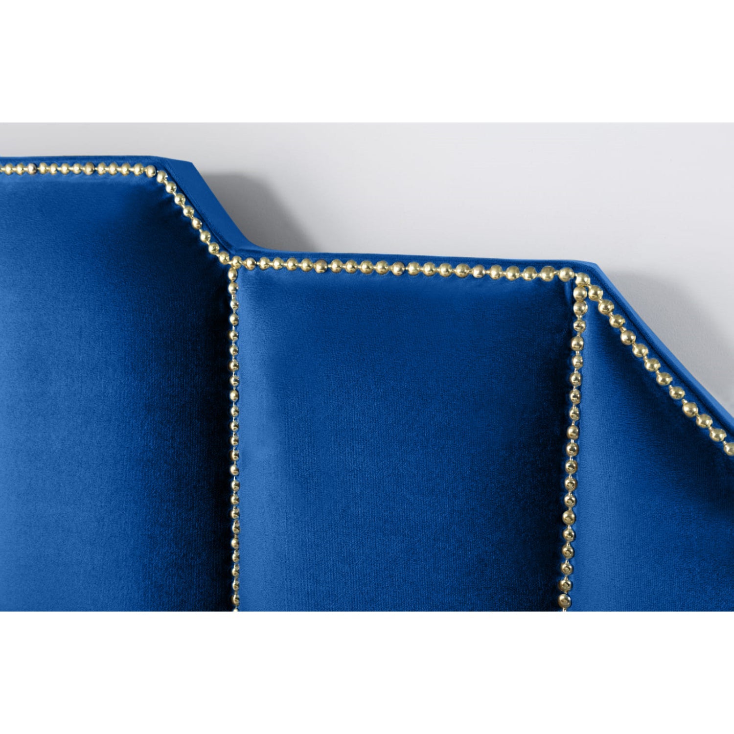 Renz Art Deco Plush Velvet Luxury Bed Frame