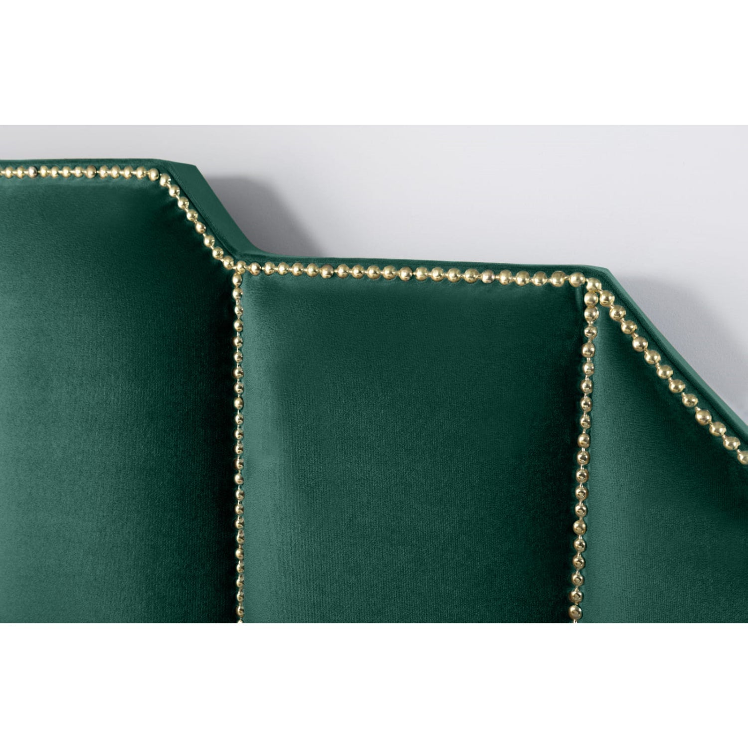 Renz Art Deco Plush Velvet Luxury Bed Frame
