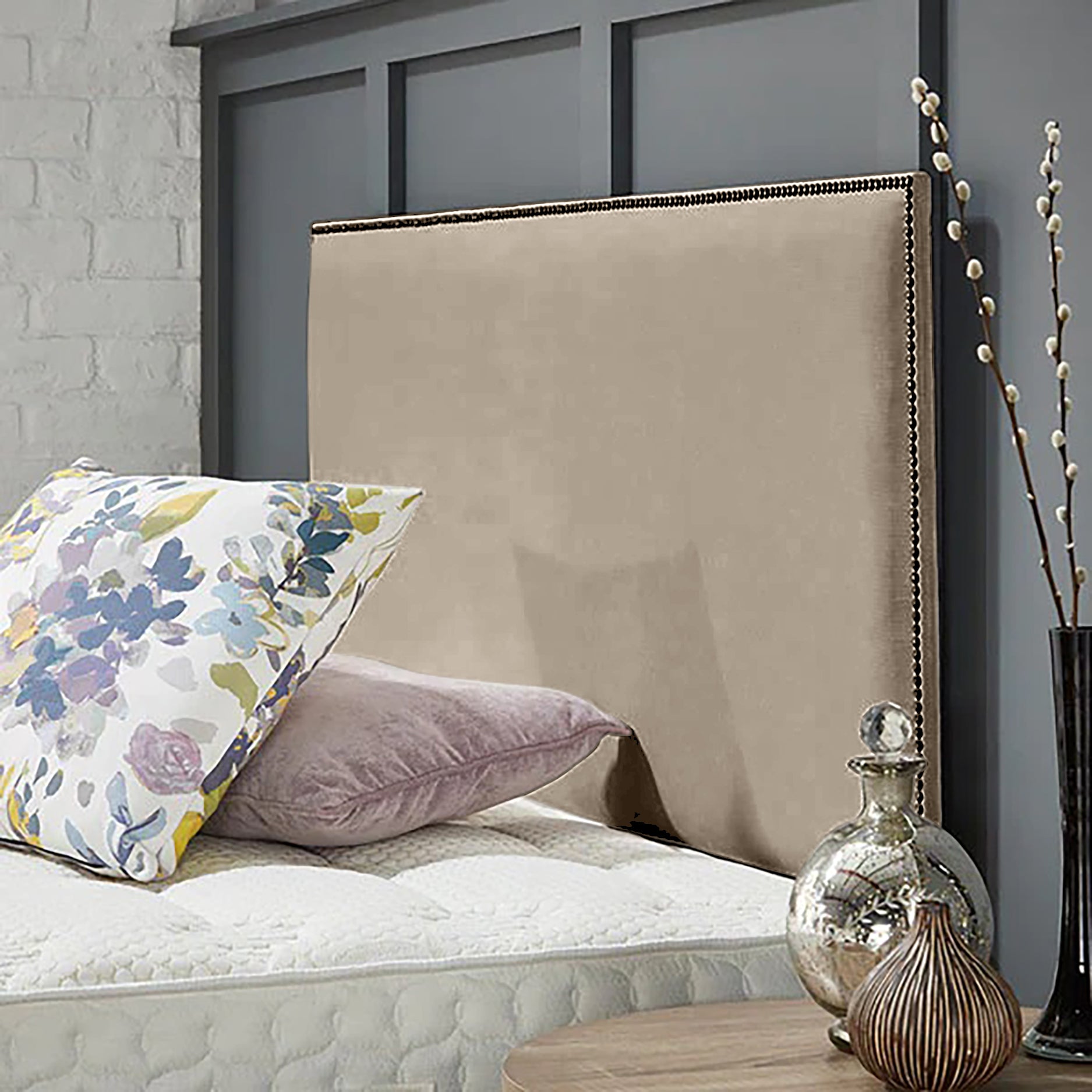 Riely Rice Riely Naples 26 inch Strutted Headboard – Casa Home
