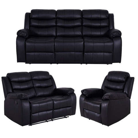 Riola Bonded Leather Recliner 3+2+1 Sofa