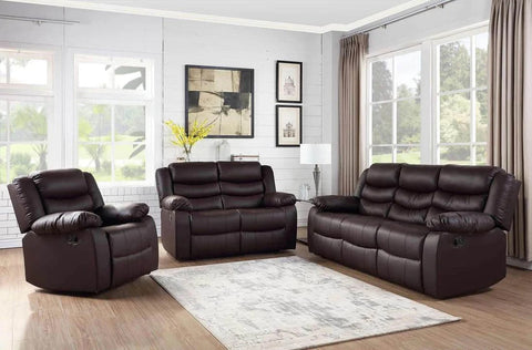 Riola Bonded Leather Recliner 3+2+1 Sofa