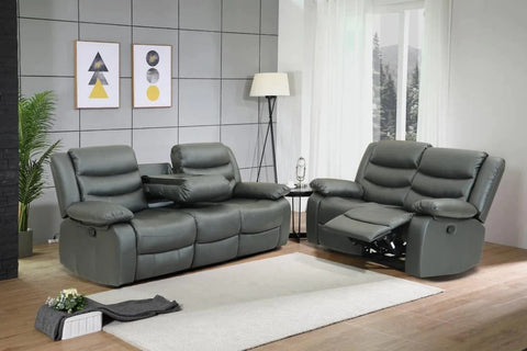 Riola Bonded Leather Recliner 3+2+1 Sofa