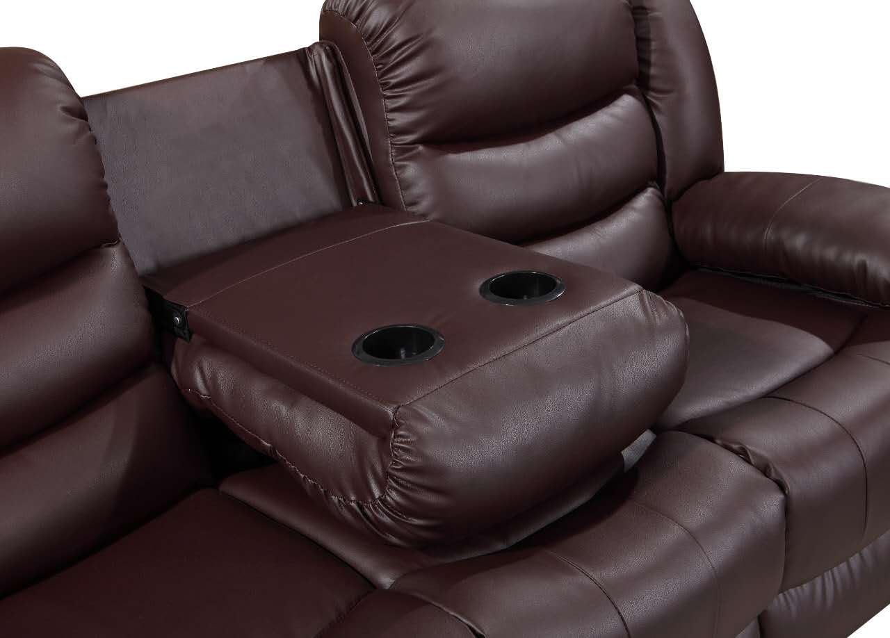 Riola Bonded Leather Recliner 3+2 Sofa