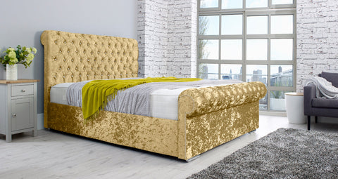 Santino Crush Bed Frame