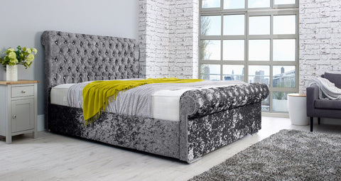 Santino Crush Bed Frame