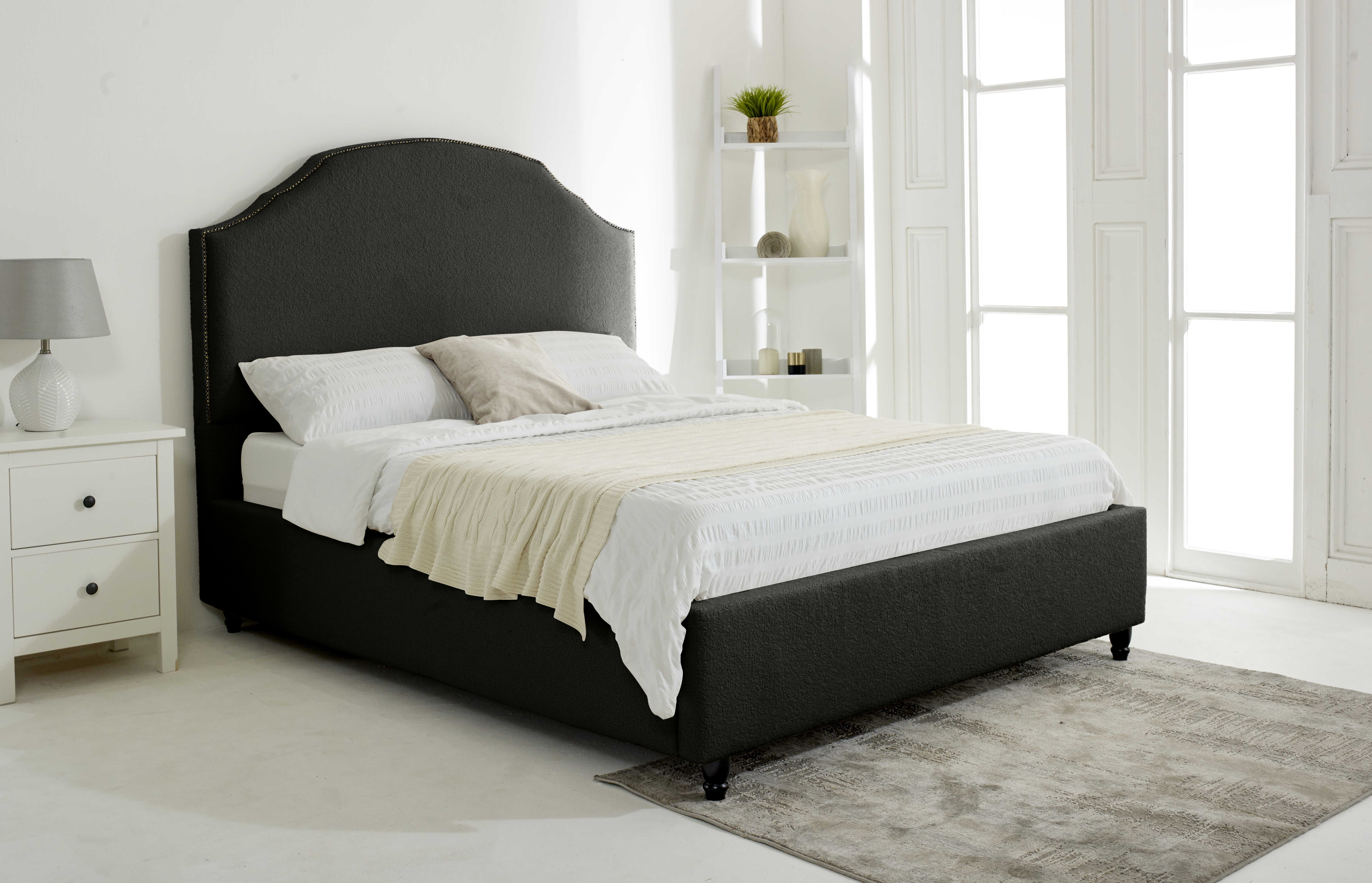 Sareen Plush Velvet Bed Frame