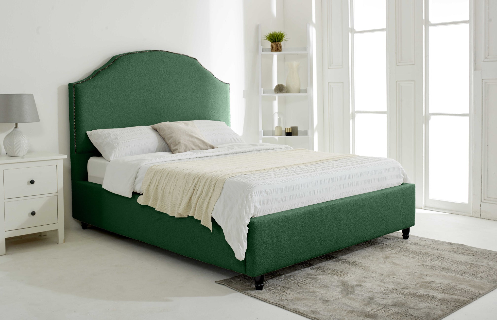 Sareen Plush Velvet Bed Frame