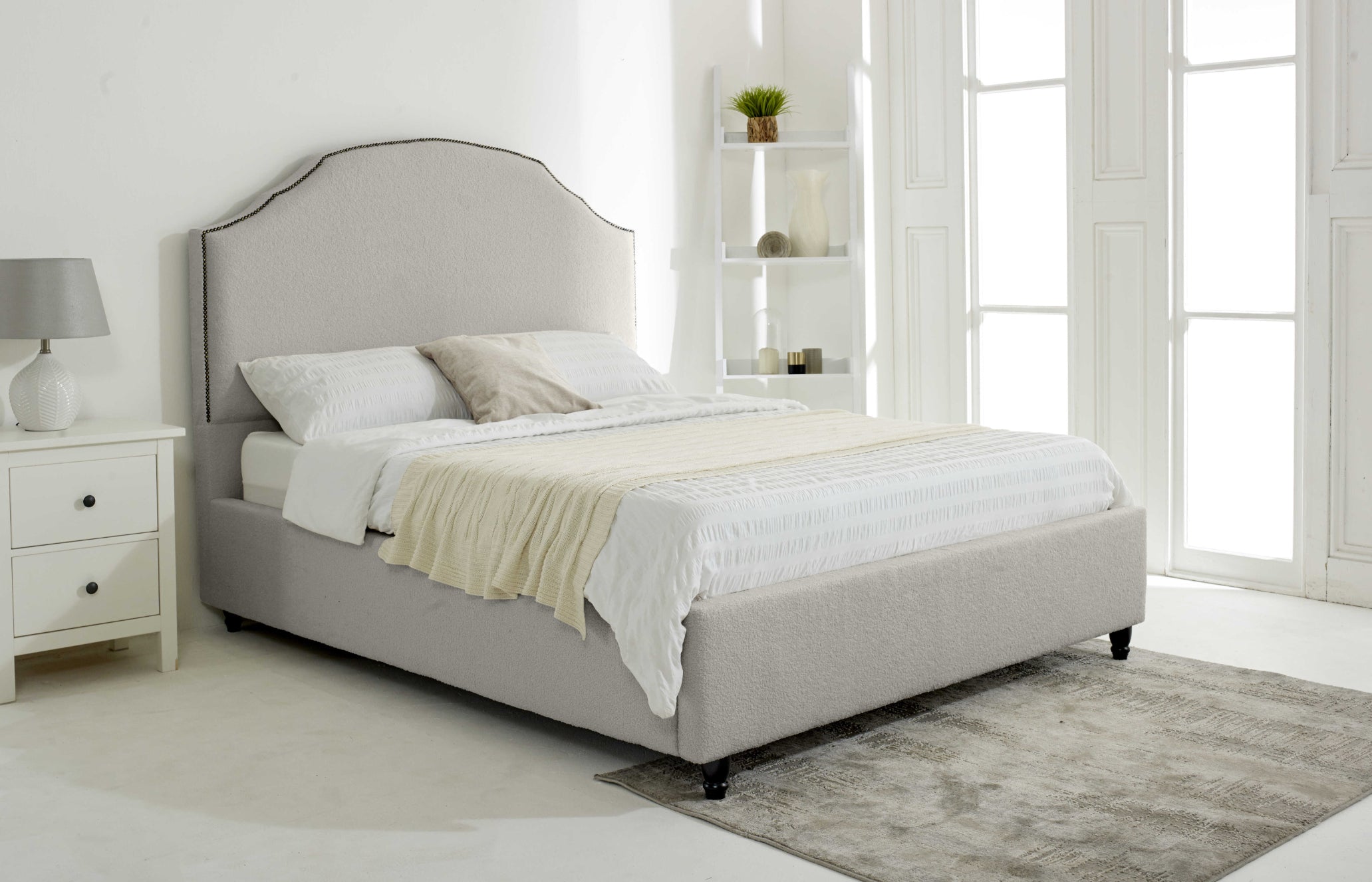 Sareen Plush Velvet Bed Frame