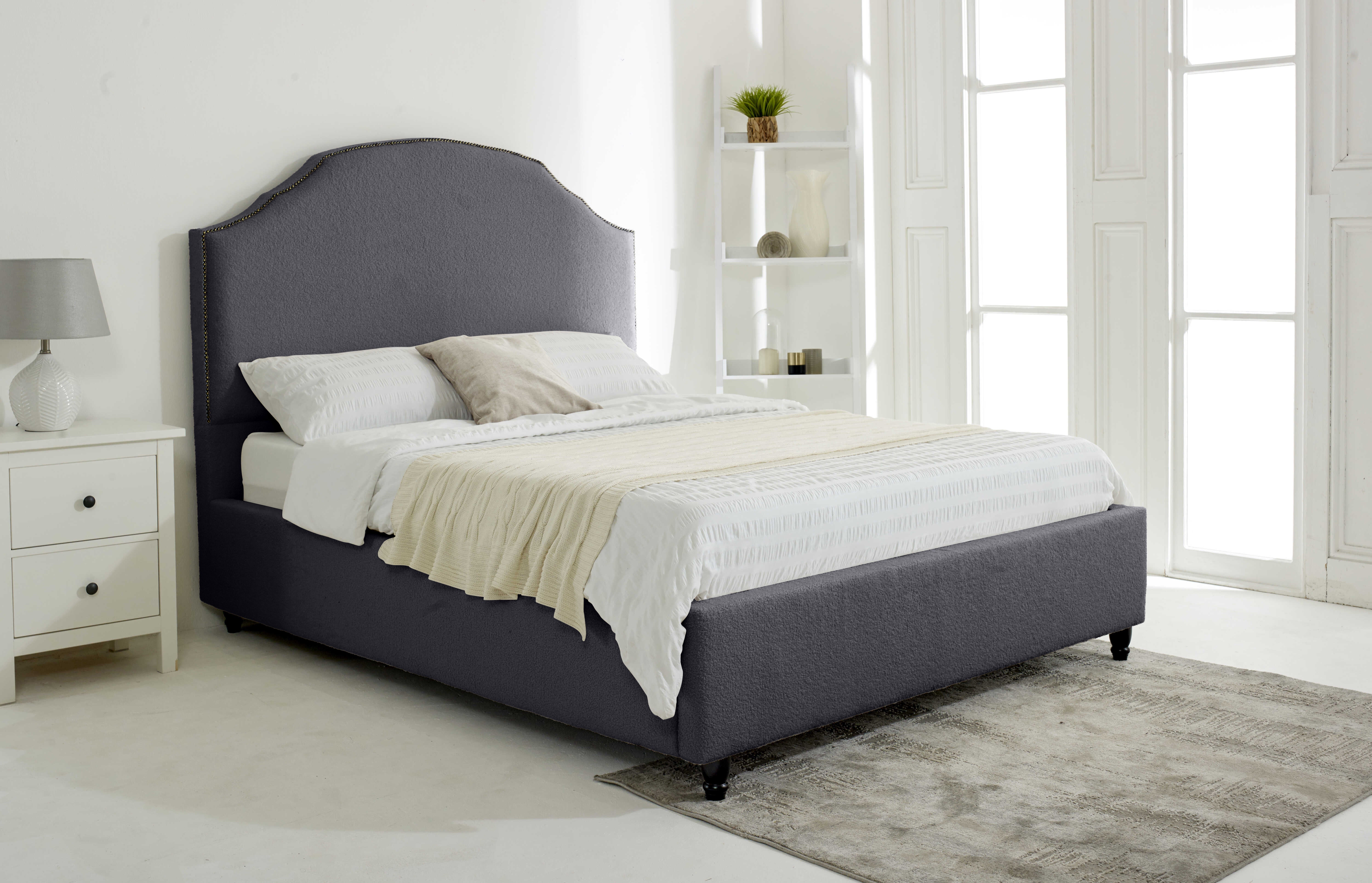 Sareen Plush Velvet Bed Frame