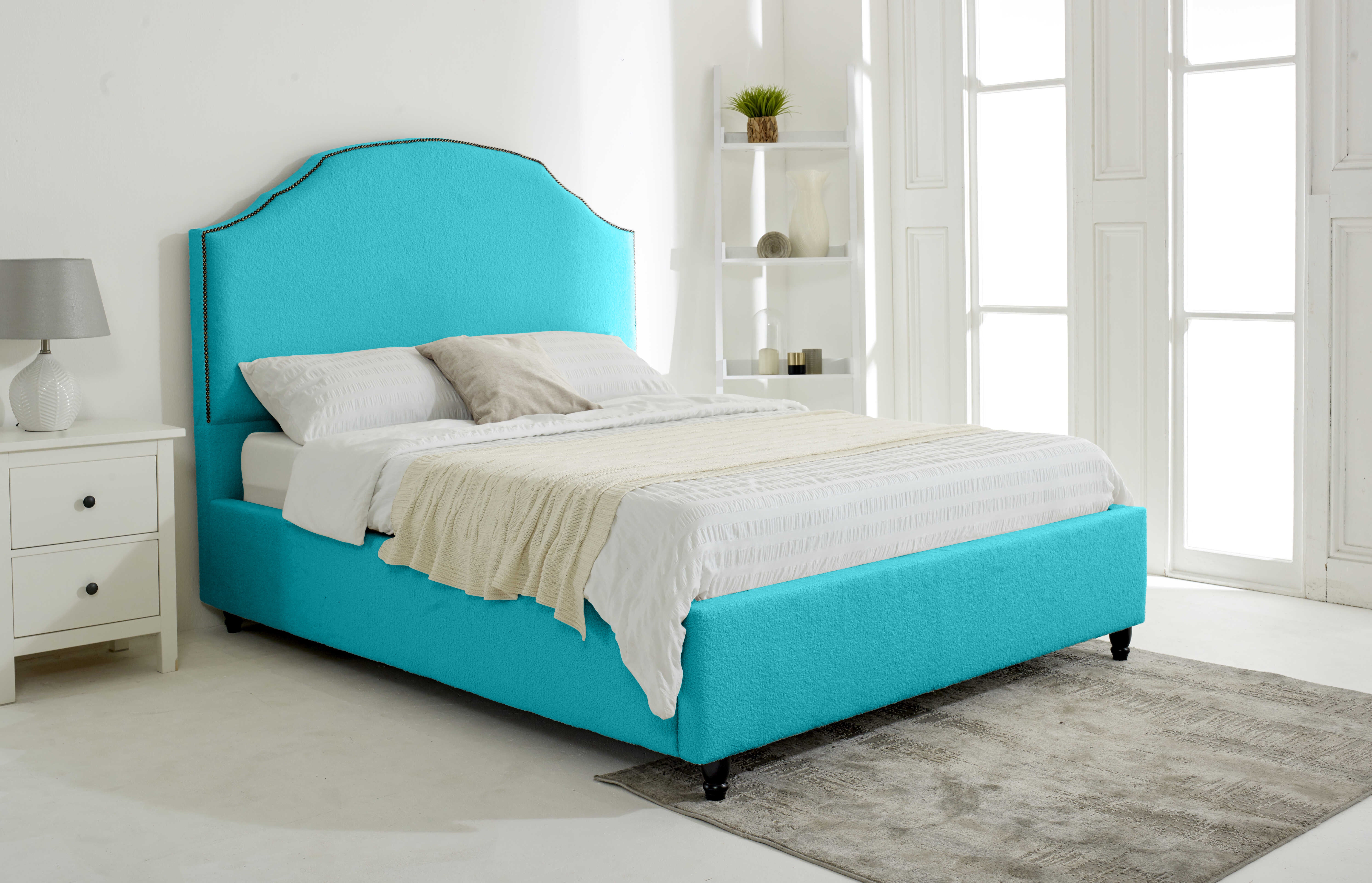 Sareen Plush Velvet Bed Frame