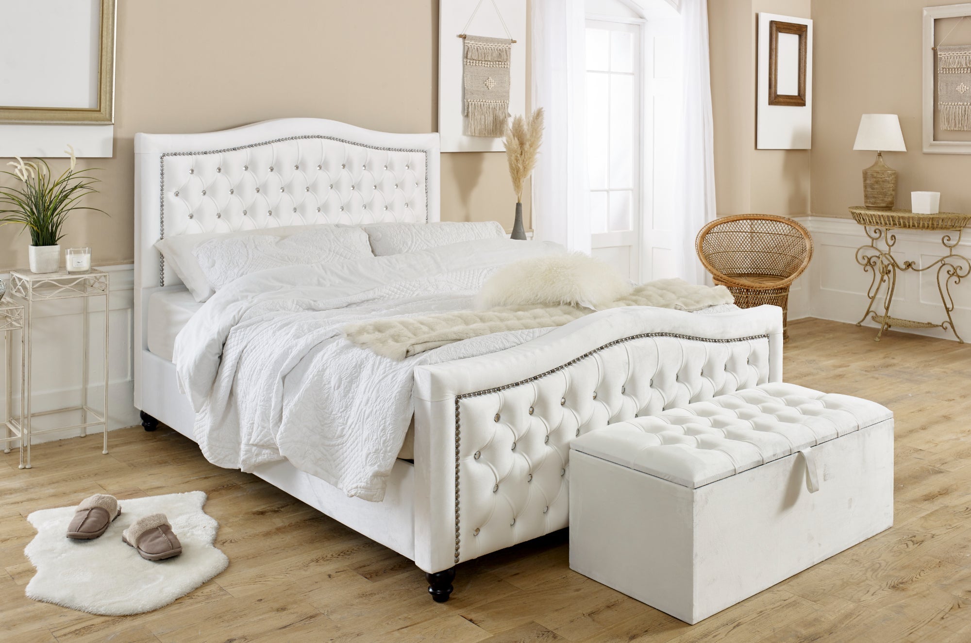Saturn Plush Bed Frame
