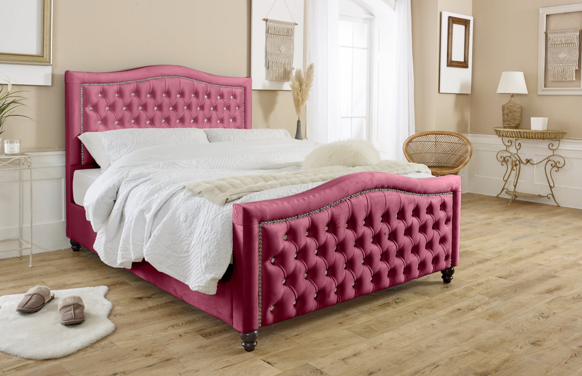Saturn Plush Bed Frame