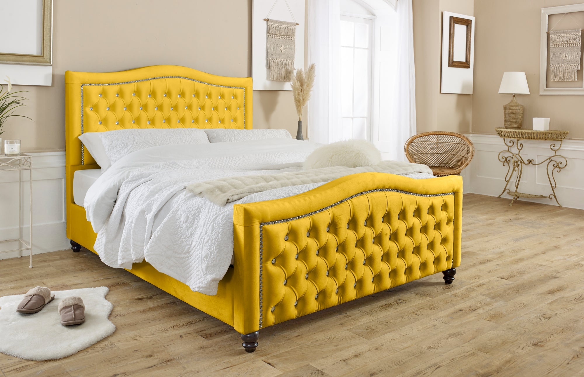 Saturn Plush Bed Frame
