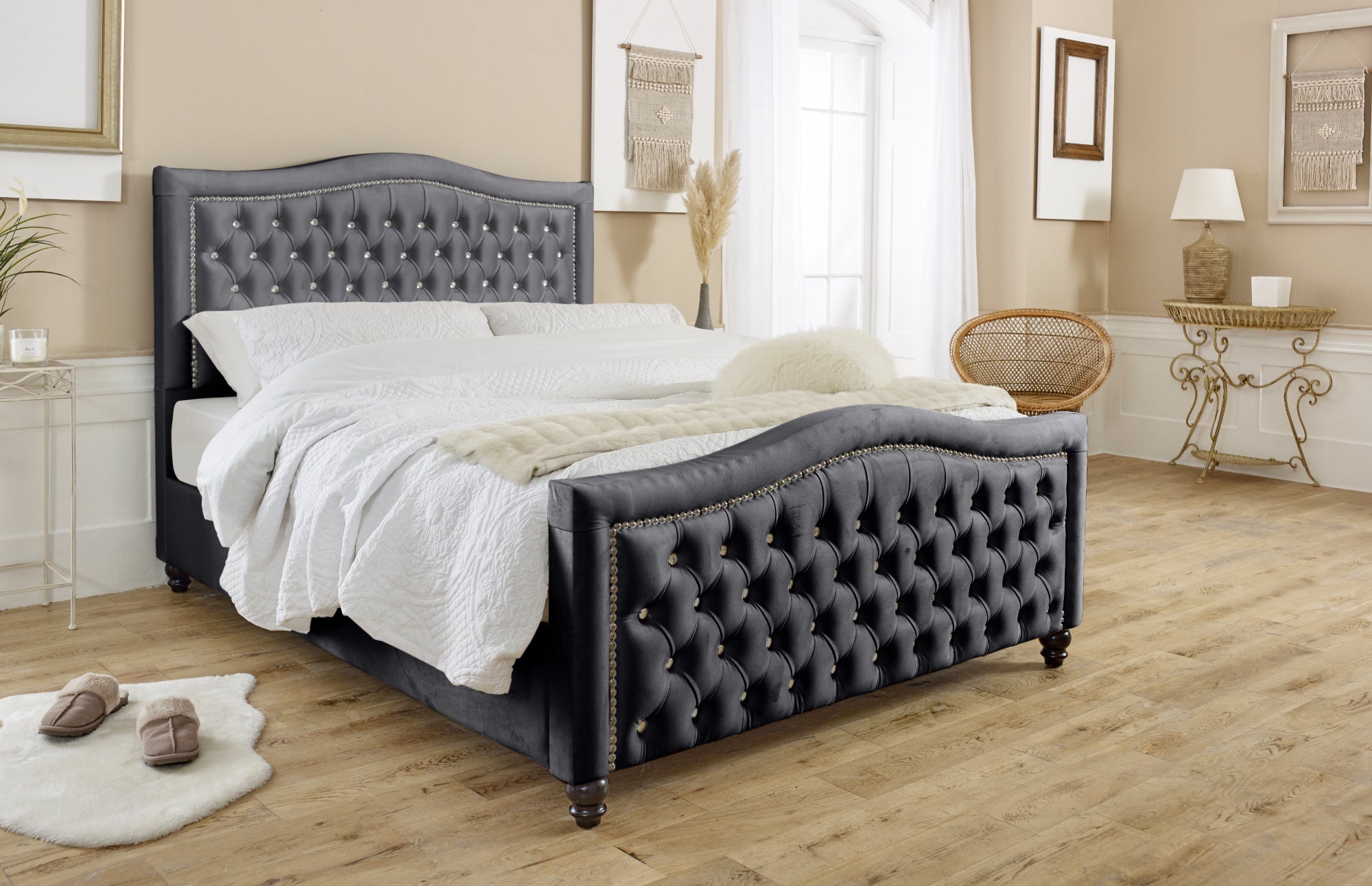 Saturn Plush Bed Frame